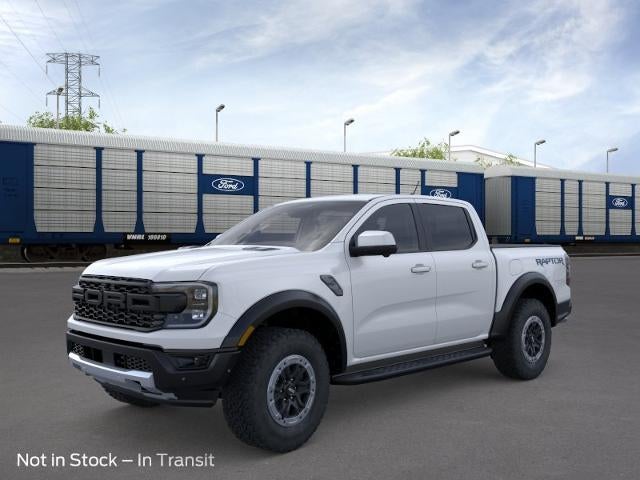 2026 Ford Ranger Raptor in Oxford White — front three-quarter view
